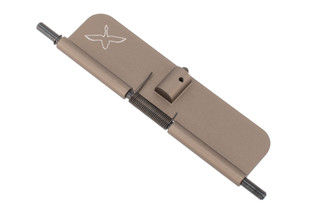 Forward Controls Design AR-15 Single Dimple Dust Cover in Tan is made from aluminum